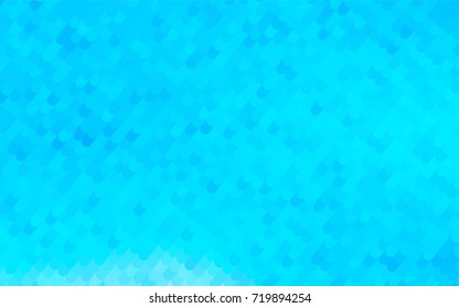 Light BLUE vector crooked abstract template. Geometric illustration in Origami style with gradient.  Brand-new design for your business.