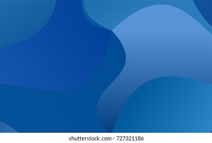Light BLUE vector crooked abstract template. Geometric illustration in Origami style with gradient.  Brand-new design for your business.