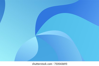 Light BLUE vector crooked abstract pattern. Geometric illustration in Origami style with gradient.  A completely new design for your business.