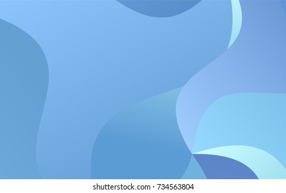 Light BLUE vector crooked abstract pattern. Shining crooked illustration in a brand-new style. A completely new design for your business.