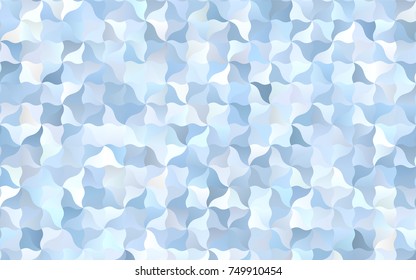 Light BLUE vector crooked abstract background. Modern geometrical abstract illustration with gradient bandy lines. A completely new design for your business.