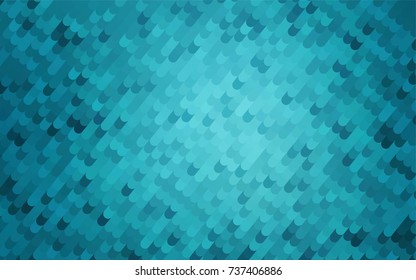Light BLUE vector curved background. A sample with curved shapes. A completely new design for your business.