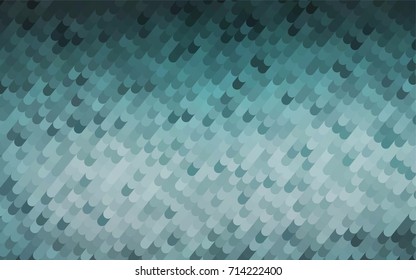 Light BLUE vector curved template. Shining crooked illustration in a brand-new style. A new texture for your design.