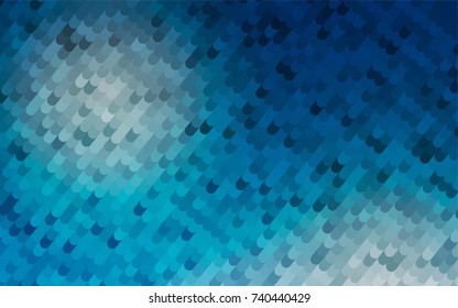 Light BLUE vector curved template. A sample with curved shapes. The polygonal design can be used for your web site.