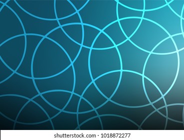 Light BLUE vector doodle blurred texture. Glitter abstract illustration with doodles and Zen tangles. Hand painted design for web, leaflet, textile.