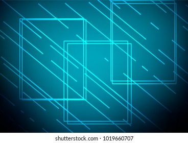 Light BLUE vector doodle blurred background. Brand-new colored illustration in blurry style with doodles. The completely new template can be used for your brand book.