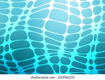 Light BLUE vector doodle blurred background. Colorful abstract illustration with lines in Asian style. A completely new template for your business design.