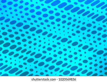 Light BLUE vector doodle blurred template. Ethnic elegant natural pattern with gradient. The pattern can be used for heads of websites and designs.