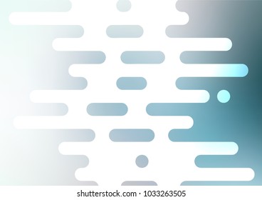 Light BLUE vector doodle blurred pattern. Doodles on blurred abstract background with gradient. Hand painted design for web, leaflet, textile.