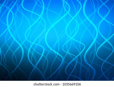 Light BLUE vector doodle blurred pattern. Blurred decorative design in Indian style with Zen tangles. The template can be used as a background for cell phones.
