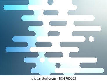 Light BLUE vector doodle blurred template. Colorful illustration in abstract style with doodles and Zen tangles. A completely new design for your business.