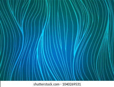 Light BLUE vector doodle blurred template. Glitter abstract illustration with doodles and Zen tangles. The template can be used as a background for cell phones.