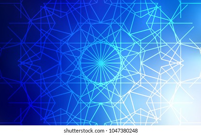 Light BLUE vector doodle blurred template. A completely new color illustration in doodle style drawn by child. Brand-new style for your business design.