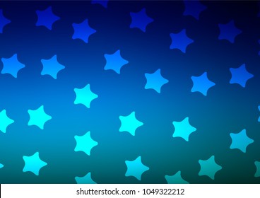 Light BLUE vector doodle blurred template. Geometric doodle illustration in Origami style with gradient. The elegant pattern can be used as a part of a brand book.