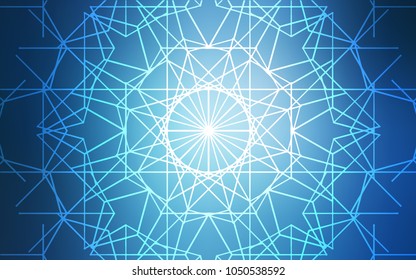 Light BLUE vector doodle blurred pattern. Childish elegant natural pattern with gradient. The pattern can be used for coloring books and pages for kids.