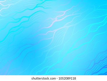Light BLUE vector doodle blurred texture. Glitter abstract illustration with doodles and Zen tangles. Brand-new design for your business.