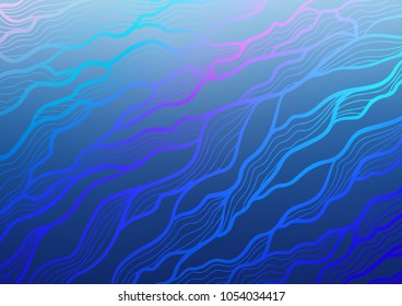 Light BLUE vector doodle blurred texture. A completely new color illustration in doodle style. Hand painted design for web, leaflet, textile.