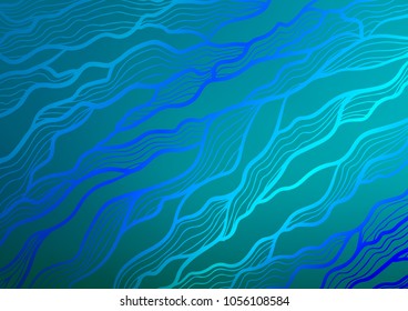 Light BLUE vector doodle blurred texture. Doodles on blurred abstract background with gradient. The template can be used as a background for cell phones.