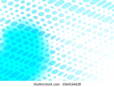 Light BLUE vector doodle blurred background. Doodles on blurred abstract background with gradient. The elegant pattern can be used as a part of a brand book.