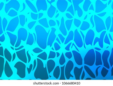 Light BLUE vector doodle blurred texture. Colorful abstract illustration with lines in Asian style. The best blurred design for your business.