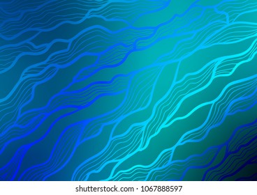 Light BLUE vector doodle blurred template. A completely new color illustration in doodle style. The completely new template can be used for your brand book.