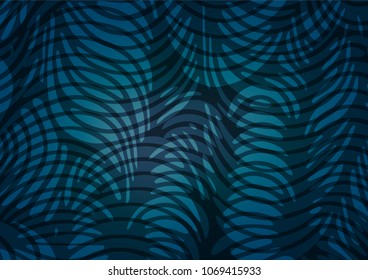 Light BLUE vector doodle blurred background. Glitter abstract illustration with doodles and Zen tangles. The pattern can be used for heads of websites and designs.