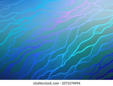 Light BLUE vector doodle blurred background. A completely new color illustration in doodle style. Brand-new style for your business design.