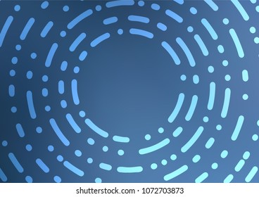 Light BLUE vector doodle blurred template. Geometric doodle illustration in Origami style with gradient. A completely new design for your business.