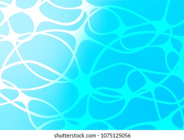 Light BLUE vector doodle blurred background. Modern geometrical abstract illustration with doodles. The template can be used as a background for cell phones.