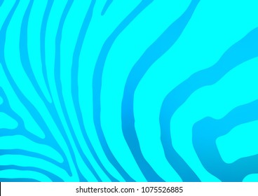 Light BLUE vector doodle blurred template. Colorful illustration in abstract style with doodles and Zen tangles. The pattern can be used for coloring books and pages for kids.