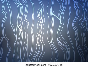 Light BLUE vector doodle blurred background. A completely new color illustration in doodle style. Brand-new design for your business.