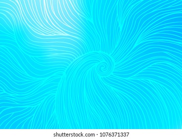 Light BLUE vector doodle blurred background. Decorative shining illustration with doodles on abstract template. The completely new template can be used for your brand book.