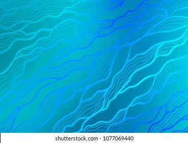 Light BLUE vector doodle blurred texture. Modern geometrical abstract illustration with doodles. A completely new design for your business.