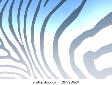 Light BLUE vector doodle blurred background. Doodles on blurred abstract background with gradient. The completely new template can be used for your brand book.