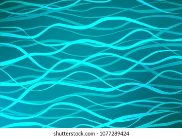 Light BLUE vector doodle blurred pattern. Blurred decorative design in Indian style with Zen tangles. The doodle design can be used for your web site.