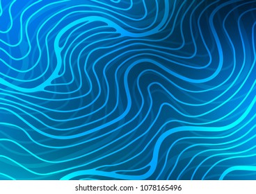 Light BLUE vector doodle blurred pattern. Glitter abstract illustration with doodles and Zen tangles. The best blurred design for your business.