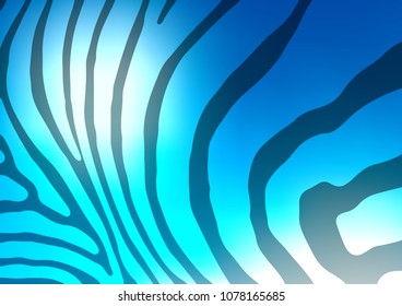 Light BLUE vector doodle blurred pattern. Doodles on blurred abstract background with gradient. The doodle design can be used for your web site.