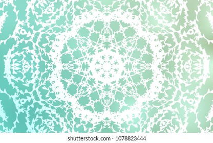 Light BLUE vector doodle blurred background. A vague abstract illustration with doodles drawn by child in Indian style. The elegant pattern can be used as a part of a brand book.
