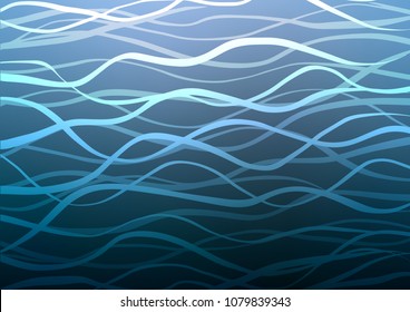 Light BLUE vector doodle blurred texture. An elegant bright illustration with lines in Natural style. A new texture for your design.
