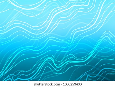 Light BLUE vector doodle blurred texture. Decorative shining illustration with doodles on abstract template. The pattern can be used for heads of websites and designs.