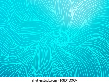 Light BLUE vector doodle blurred texture. Geometric doodle illustration in Origami style with gradient. The pattern can be used for coloring books and pages for kids.