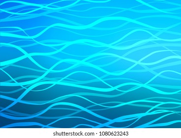 Light BLUE vector doodle blurred pattern. Decorative shining illustration with doodles on abstract template. A completely new design for your business.
