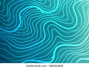 Light BLUE vector doodle blurred template. Glitter abstract illustration with doodles and Zen tangles. Hand painted design for web, leaflet, textile.