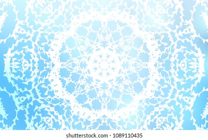 Light BLUE vector doodle blurred template. Sketchy doodles drawn by child on blurred background. A new texture for your design.