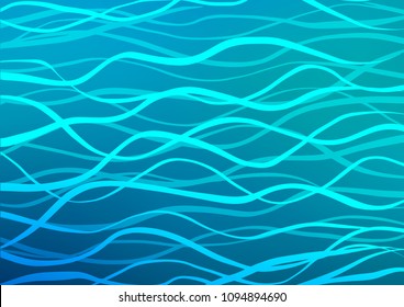 Light BLUE vector doodle blurred pattern. Creative illustration in blurred style with doodles and Zen tangles. Brand-new design for your business.