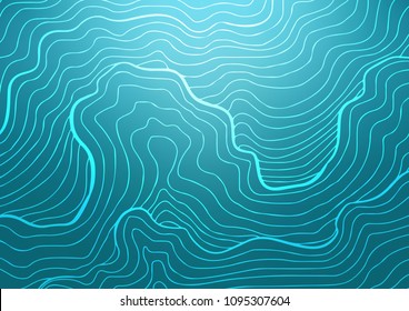 Light BLUE vector doodle blurred background. Blurred decorative design in Indian style with Zen tangles. A new texture for your design.