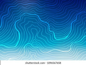 Light BLUE vector doodle blurred texture. Shining colored illustration with doodles in Zen tangle style. Hand painted design for web, leaflet, textile.