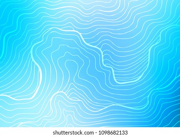 Light BLUE vector doodle blurred pattern. Geometric doodle illustration in Origami style with gradient. A completely new design for your business.