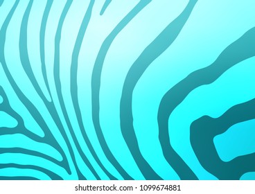 Light BLUE vector doodle blurred template. Shining colored illustration with doodles in Zen tangle style. The pattern can be used for coloring books and pages for kids.