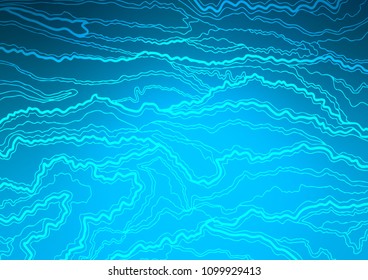 Light BLUE vector doodle blurred texture. Colorful illustration in abstract style with doodles and Zen tangles. A completely new template for your business design.